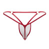 CandyMan String Effet Mouillé BENTEN Rouge